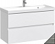 Водолей Мебель для ванной Best 100 подвесная лиственница структурная контрастно-серая – картинка-9